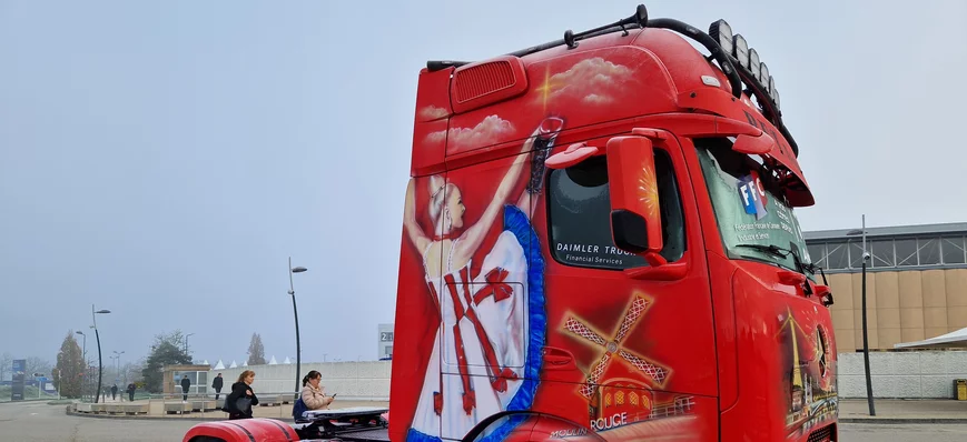 A Solutrans, le Mercedes Actros L ProCabin de BFT 