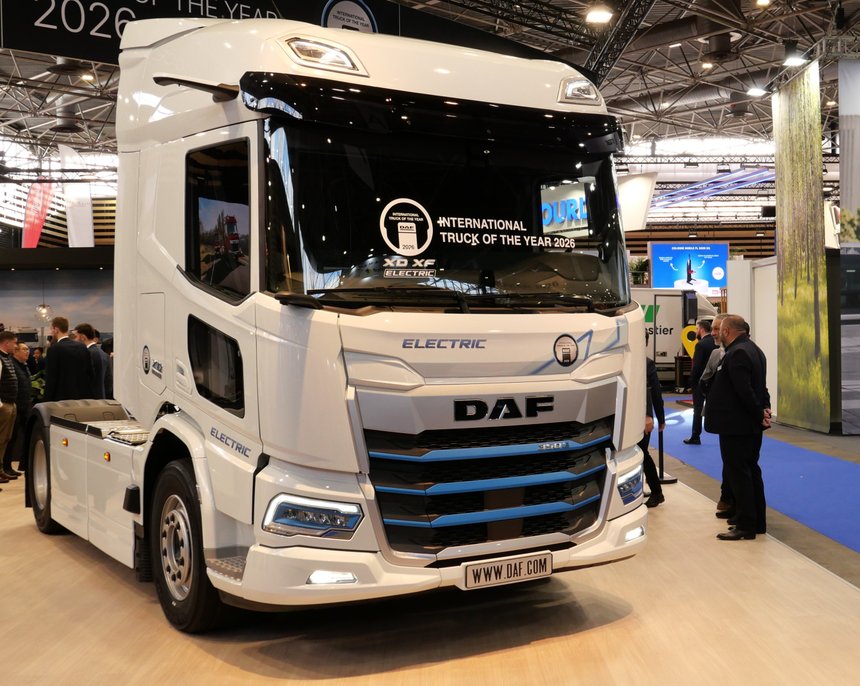 Le Daf XD 350e, le camion de l'année qui a eu du succès