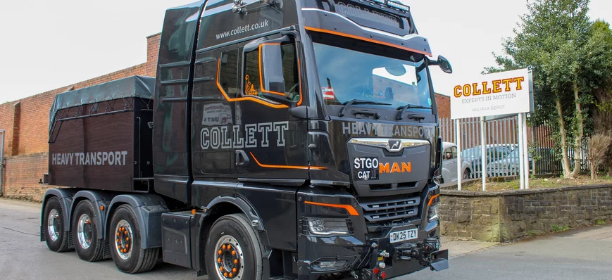 Convoi exceptionnel : un MAN TGX 8x4 baptisé "Le b