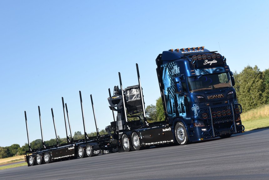 Le Scania 660 S de Bergsten, un camion de show et de travail