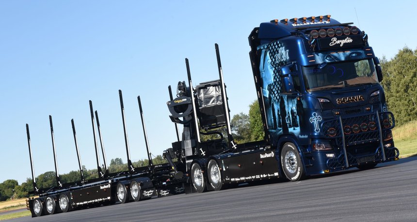 Le Scania 660 S de Bergsten, un camion de show et de travail