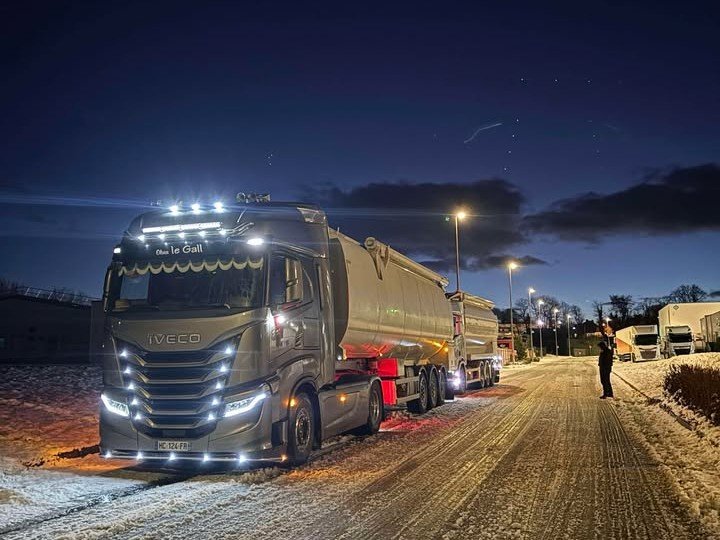De nombreux routiers sont bloqués dans leur camion entre le 5 et le 7 janvier