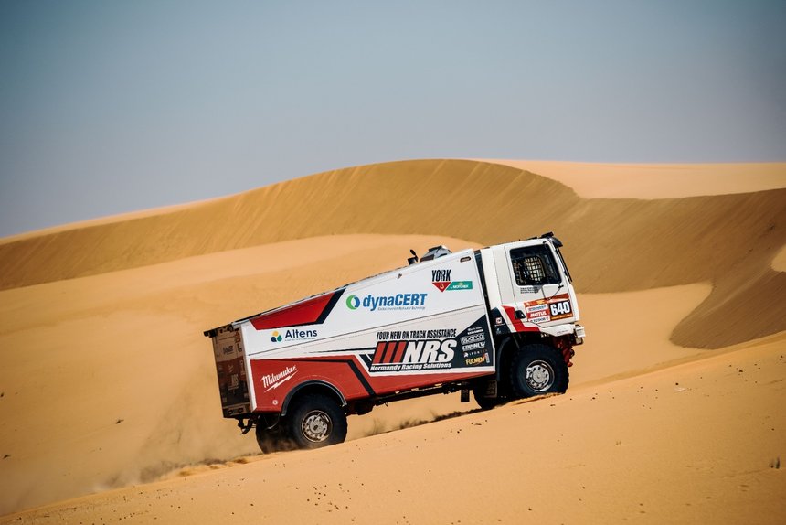 Le Daf n°640 du team NRS termine le Dakar 2026
