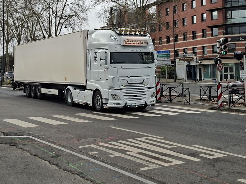 A Melun, l'arrêté anti-poids lourds a été partiellement suspendu