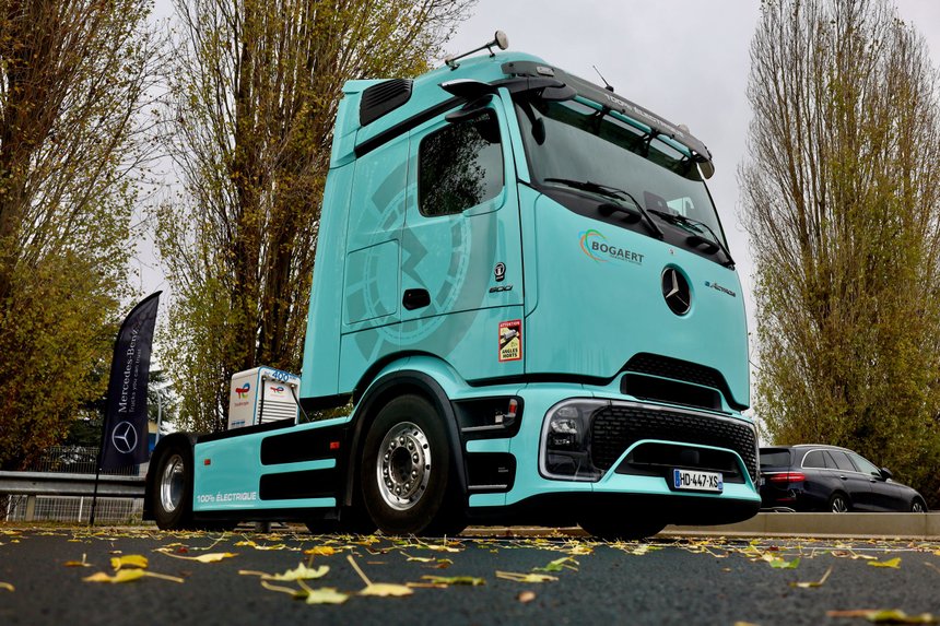 Un Mercedes eActros 600 de plus pour les transports Bogaert