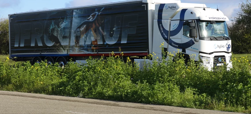 Prise en main : le camion Hyliko rétrofité hydrogè