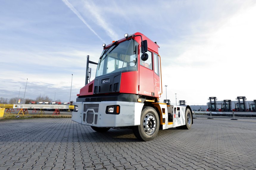 Le nouveau tracteur de parc Kalmar TT7