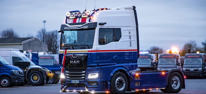 Un prestigieux camion MAN TGX pour assurer la logi