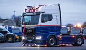 Un magnifique tracteur MAN TGX 18.560 pour la Porsche Carrera Cup