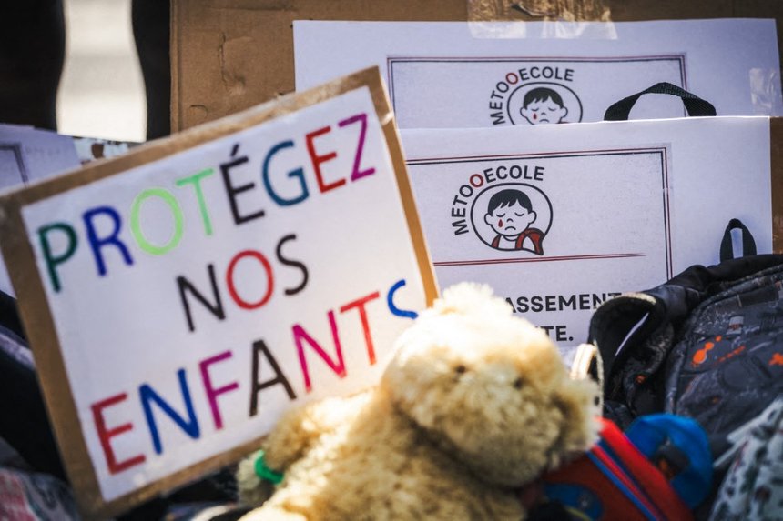 FRANCE-DEMONSTRATION-METOOECOLE-CHILD-PROTECTION