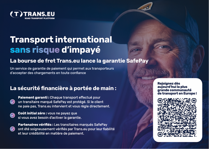 La bourse de fret Trans.eu lance la garantie SafePay