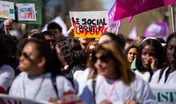 FRA-PARIS-MEDICO SOCIAL DEMONSTRATION