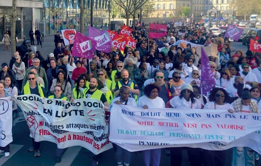 La commob lutte pour l'amélioration des conditions de travail des professionnels