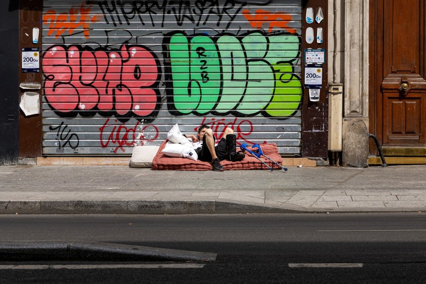 FRANCE-POVERTY-HOMELESS