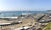 Port of Dover - view from the White Cliffs